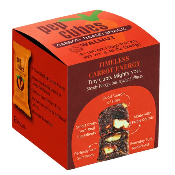Walnut PepCubes box